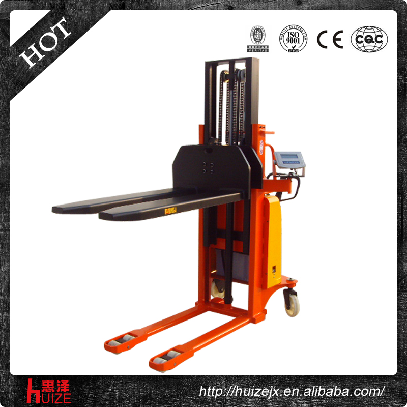 稱重式半電動堆高車 稱重式半電動堆高車