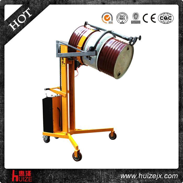 半電動(dòng)油桶車（直角腿，夾鐵桶翻轉(zhuǎn)）
