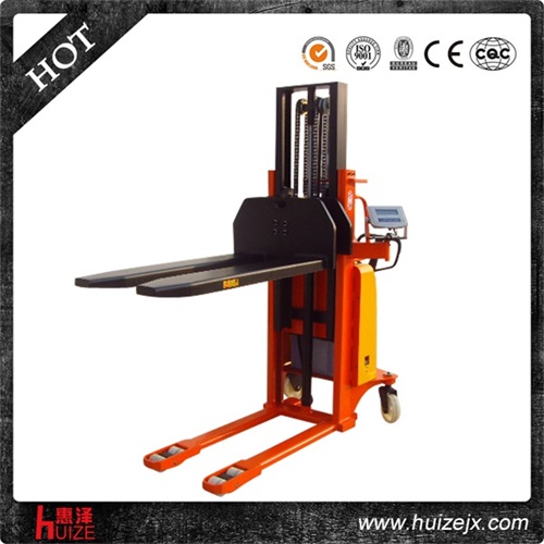 半電動(dòng)堆高車(chē)帶不銹鋼稱重儀表 半電動(dòng)堆高車(chē)帶不銹鋼稱重儀表