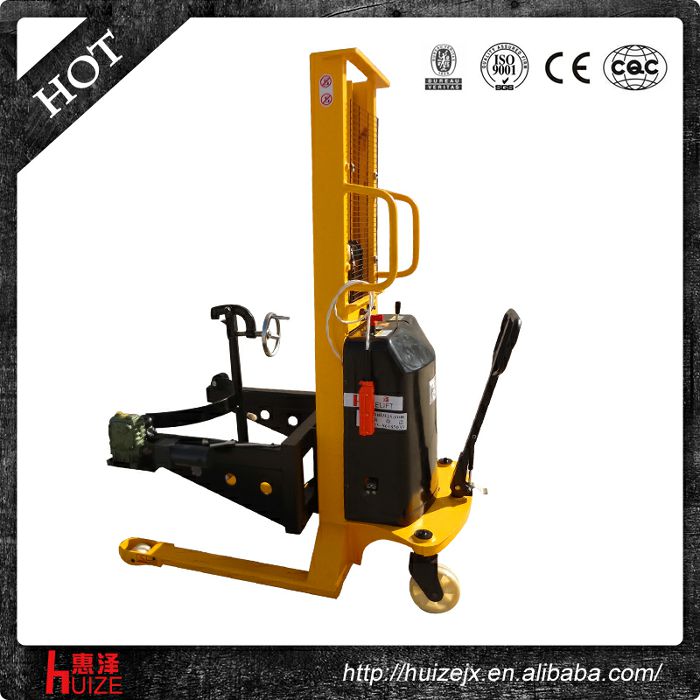 半電動可傾式油桶車(手夾緊電翻轉(zhuǎn)) 半電動可傾式油桶車(手夾緊電翻轉(zhuǎn))